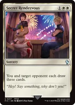 Secret Rendezvous (0217) - FOIL - 217 - Commander: FINAL FANTASY - Image 1