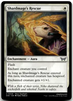 MTG Shardmage's Rescue U Duskmourn: House of Horror 29 LP - Image 1