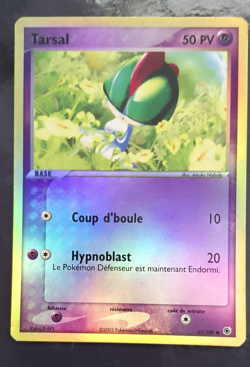 Carte Pokemon REVERSE Tarsal 67/109 EX Rubis Saphir Bloc EX FR - Image 1