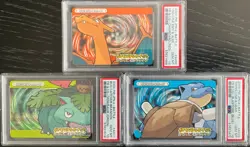 2004 POKEMON JAP E-BATTLE FIRE RED LEAF GREEN CHARIZARD BLASTOISE VENUSAUR PSA10 - Image 1