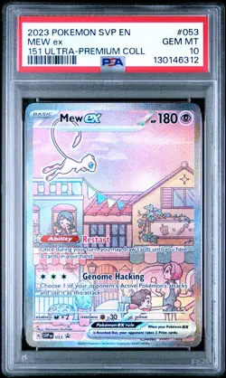 2023 POKEMON SVP EN- #053 MEW EX - SV BLACK STAR PROMO 151 UPC PSA 10 - Image 1