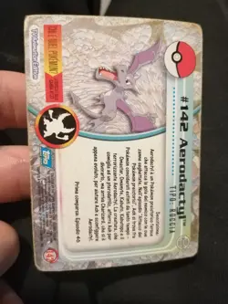 Carta Pokemon Topps Aerodactyl #142 Holo Foil Ita - Image 5