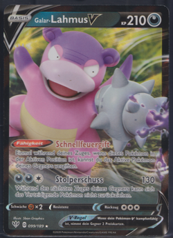 Galar-Lahmus V 099/189 - Flammende Finsternis - DE - NM - Pokemon TCG - Image 1