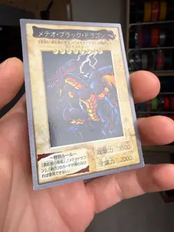 Meteor Black Dragon YuGiOh Bandai Super Rare 1999 No 113 Japanese - Image 2