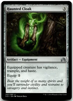 MTG Haunted Cloak U Shadows over Innistrad 257 LP - Image 1