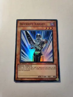 Yugioh - Infernity Knight PHSW-EN099 NM 1st ed Super Rare - Image 1