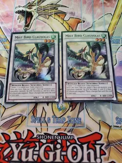Yugioh - Mist Bird Clausolas JOTL-EN043 NM Unlimited Super Rare x2 - Image 1