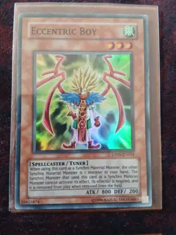 Yugioh - Eccentric Boy - DP09-EN014 - Super Rare - 1st Edition - LP - Image 1