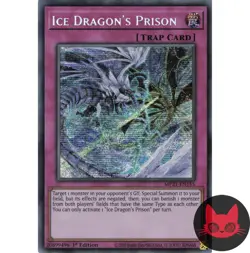 Yugioh Ice Dragon's Prison MP21-EN155 Secret Rare 1st Edition NM - Image 1