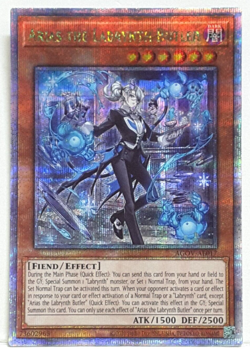 Yugioh Asian-English Arias The Labrynth Butler AGOV-AE017 25TH FOIL QCSR - Image 1