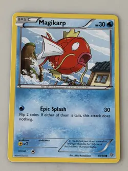 Magikarp 19/98 XY Ancient Origins Pokemon Card 2015 Akira Komayama - Image 1
