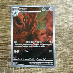 Scizor 205/197 Sv03: Obsidian Flames Illustration Rare Pokemon English OBF card - Image 1