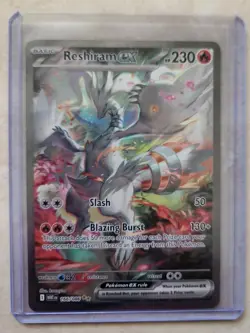 Pack Fresh! Pokemon TCG Reshiram EX White Flare Card 166/086 SIR NM Condition - Image 1