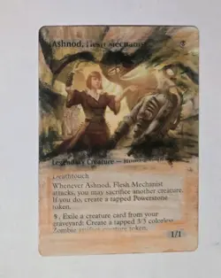 MTG Magic the Gathering Ashnod, Flesh Mechanist The Brothers' War ALTERED - Image 1