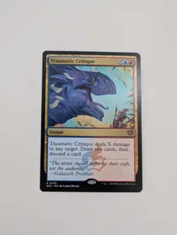 MTG - Traumatic Critique - Secrets of Strixhaven NM/M Condition - Image 1