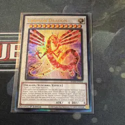 YuGiOh! RA04-EN061 Crimson Dragon Prismatic Ultimate Rare NM - Image 1