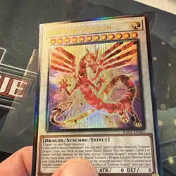 YuGiOh! RA04-EN061 Crimson Dragon Prismatic Ultimate Rare NM - Image 3