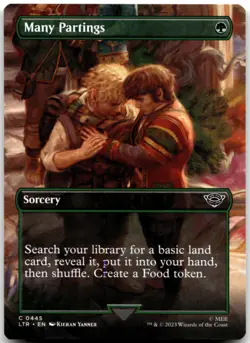 MTG Many Partings (Borderless) C Universes Beyond: The Lord of the Rings: Tales - Image 1