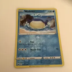 Wailmer - 031/159 - Reverse Holo - Crown Zenith -Pokemon Card OB1 - Image 1