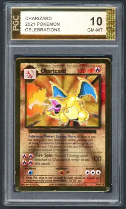 Pokemon Cards - PGC 10 Metal Charizard 4/102 - Celebrations Promo - GM-MT PGC10 - Image 1