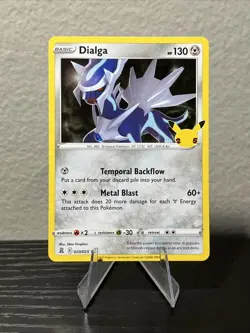 Pokemon TCG Dialga Holo Rare Card Celebrations 020/025 - Image 1