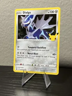 Pokemon TCG Dialga Holo Rare Card Celebrations 020/025 - Image 3