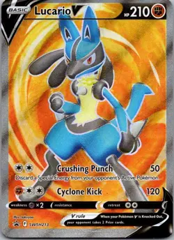 Lucario V - Promo SWSH: Sword & Shield Promo Cards SWSH213 NM - Image 1