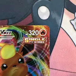 Pokemon TCG Flareon VMAX Evolving Skies Ultra Rare Card 018/203 NM Condition - Image 2