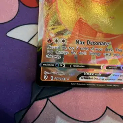 Pokemon TCG Flareon VMAX Evolving Skies Ultra Rare Card 018/203 NM Condition - Image 4