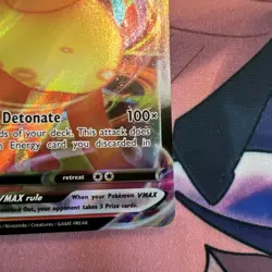 Pokemon TCG Flareon VMAX Evolving Skies Ultra Rare Card 018/203 NM Condition - Image 5