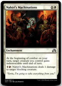 MTG Nahiri's Machinations U Shadows over Innistrad 28 LP - Image 1