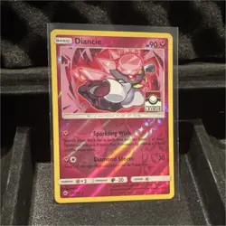 Pokemon Diancie SM Burning Shadows Holo Rare Reverse Holo 90 HP 94/147 Card - Image 1