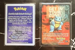 Pokemon GBA Nintendo Battle E Instruction Card *SLEEVED* - Image 2