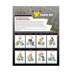 Celebrations 25th Anniversary JUMBO Card Binder + Pikachu Oversized Card NEW - Image 4