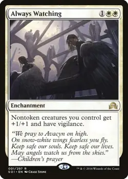 Magic The Gathering MTG ALWAYS WATCHING Shadows over Innistrad NM Near Mint - Image 1