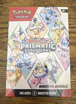 Pokemon TCG Scarlet & Violet Prismatic Evolutions Booster Bundle SEALED - Image 1
