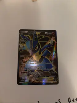 Pokemon TCG Lucario EX Holo Full Art Ultra Rare Card 107/111 - Image 1