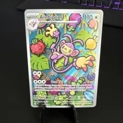 Ambipom 107/094 Illustration Rare Phantasmal Flames Pokemon Near Mint - Image 1