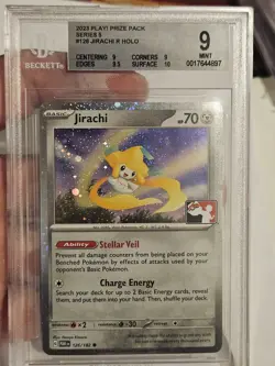 Pokemon TCG- Jirachi R HOLO Cosmos 126/182 Prize Pack Series 5 Low Pop - Image 1
