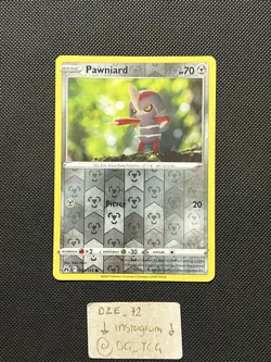 Pokemon Crown Zenith - Pawniard - 092/159 - Reverse Holo - M/NM - Image 1