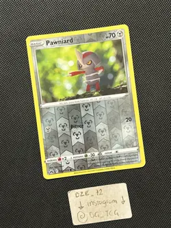 Pokemon Crown Zenith - Pawniard - 092/159 - Reverse Holo - M/NM - Image 3