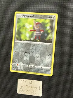 Pokemon Crown Zenith - Pawniard - 092/159 - Reverse Holo - M/NM - Image 4