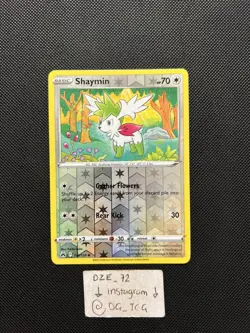 Pokemon Crown Zenith - Shaymin - 115/159 - Reverse Holo - M/NM - Image 1