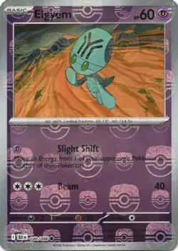 Elgyem (Master Ball Pattern) 040/086 Holo Common Black Bolt Pokemon NM/M - Image 4