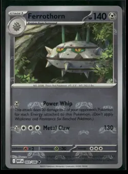 Ferrothorn (Master Ball Pattern) 069/086 Uncommon White Flare Pokemon NM/M - Image 1