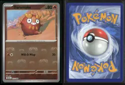 Darumaka (Master Ball Pattern) 013/086 Holo Common Black Bolt Pokemon NM/M - Image 3