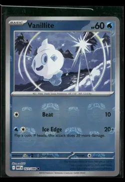 Vanillite (Master Ball Pattern) 027/086 Common White Flare Pokemon NM/M - Image 1