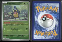 Karrablast (Master Ball Pattern) 009/086 Common Black Bolt Pokemon NM/M - Image 3