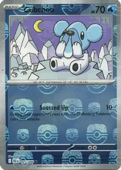 Cubchoo (Master Ball Pattern) 025/086 Holo Common Black Bolt Pokemon NM/M - Image 4