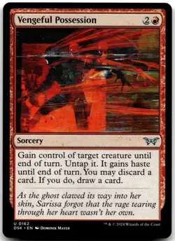 MTG Vengeful Possession U Duskmourn: House of Horror 162 LP - Image 1